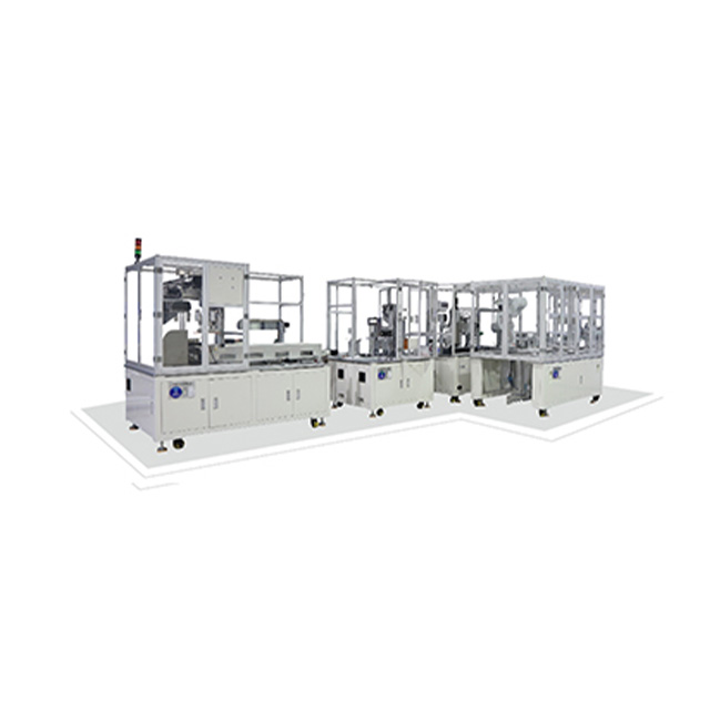 Fully automatic production line for notebook battery packs