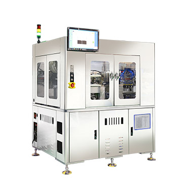 Fully automatic optical lens assembly and compounding integrated equipment