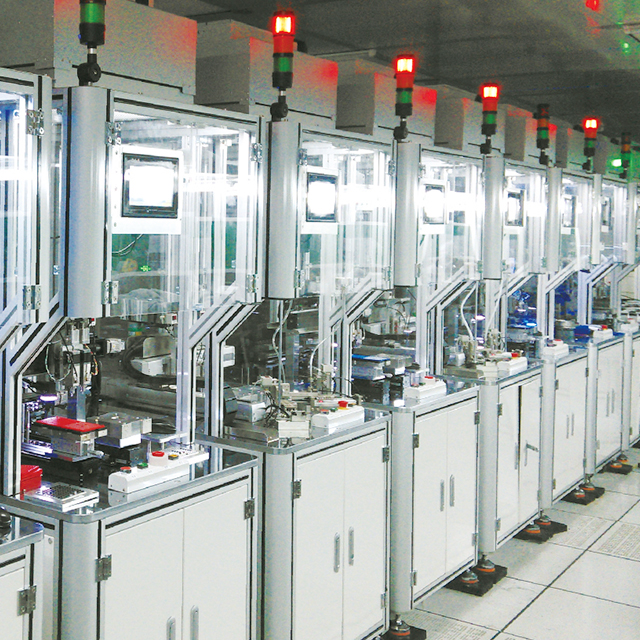 Fully automatic optical lens assembly line (single-station type)
