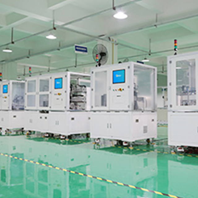 Vehicle-mounted lens assembly production line